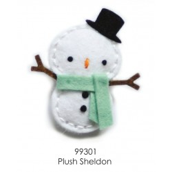 Memory Box Plush Sheldon snowman die set